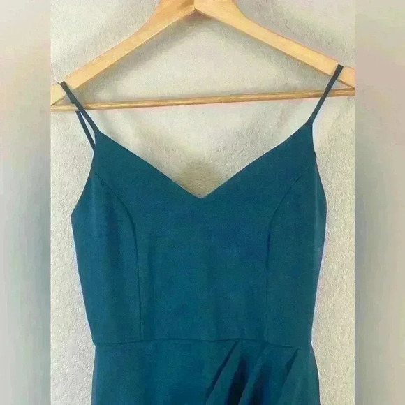 Lulus Forever Your Girl Bodycon Dress Teal Women's Medium - Picture 5 of 15